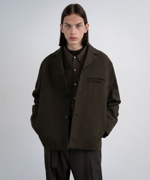 Куртка INTESPRA в крупный твил, BROWN