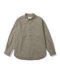 Button-down Shirt Big Fit Grey