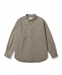 Button-down Shirt Big Fit Grey
