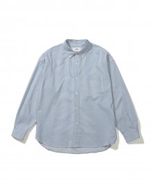 Button-down Shirt Big Fit Blue