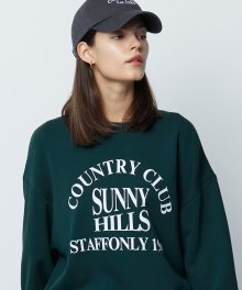 SUNNY HILLS SWEATSHIRTS (GREEN)