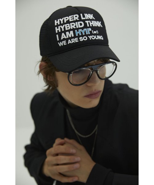 하이투(HYIIⁿ) [UNISEX] 아임 하이투어 트러커 캡 블랙 - 27,300 | 무신사 스토어
