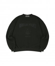 BURIED LOGO CHARCOAL SWEATSHIRTS