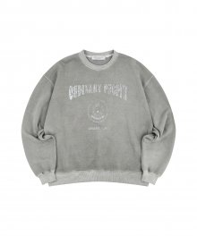 BURIED LOGO GREY SWEATSHIRTS