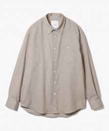 Daily Check Shirts [Brown]