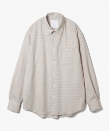 Daily Check Shirts [Beige]