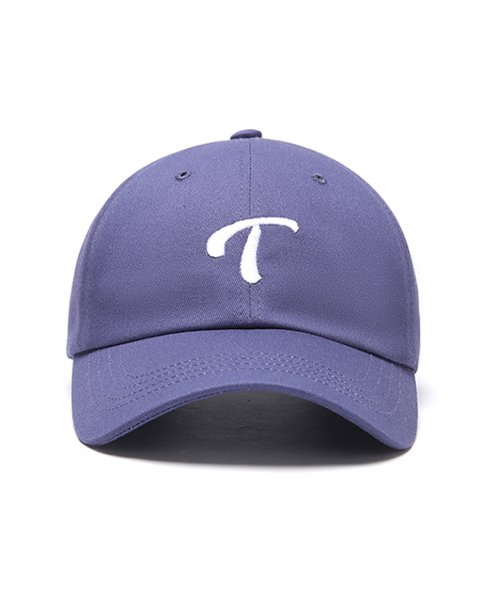 테디팝(TEDDYPOP) T Logo Blue Ball Cap