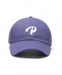 테디팝() P Logo Blue Ball Cap