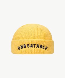 KOMPAKT GOAL LETTERING BEANIE - YELLOW