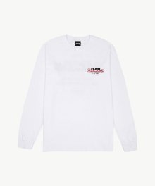 KOMPAKT GOAL LETTERING LONG SLEEVE TEE - WHITE