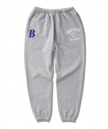 B Patch College Pants Gray