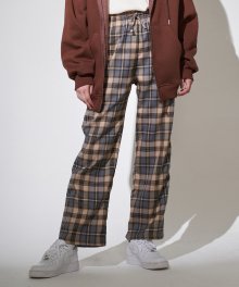 Twill Check Pants_Beige