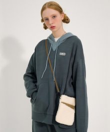 Neutral Oversized Hoodie Sweater(VINTAGE KHAKI)