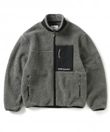 (FW21) SP Sherpa Fleece Jacket Charcoal