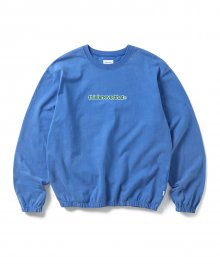 Washed Jersey Crew Blue