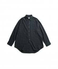 ALL WEATHER OVER SILHOUETTE CHECK SHIRTS (GREEN CHECK)