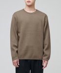 MINIMAL CREWNECK SWEATER [MOCHA]