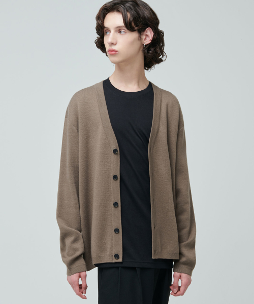 무신사 스탠다드() 미니멀 가디건 [모카] 상품 이미지