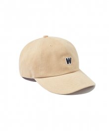 W LOGO FW CAP (BEIGE)