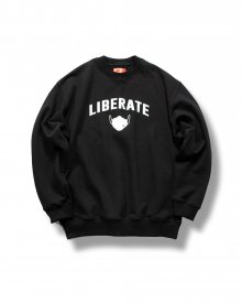 (VLADIMIR) LIBERATE SWEAT SHIRTS BLACK