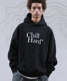 chill hard hoodie_black