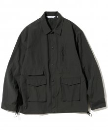 multy pocket shirts jacket charcoal