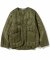 quilted liner jacket khaki
