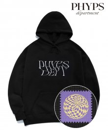 P.E.DEPT® PSYCHEDELIC HOODIE BLACK