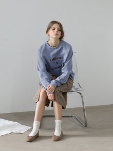 2.20 Print sweatshirt (Greyblue)