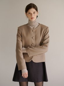 1.21 Round jacket (Mocha)