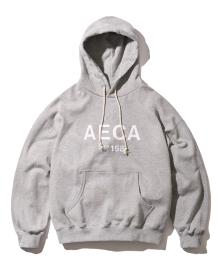 BIG LOGO PULLOVER HOODIE-GREY/WHITE