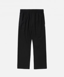 AECA WOOL WIDE TROUSERS-BLACK