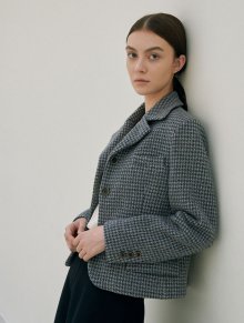 tweed button jacket