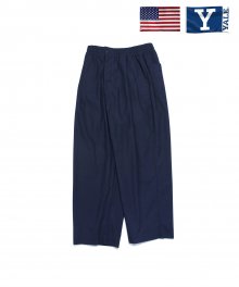 EASY WIDE CHINO PANTS NAVY