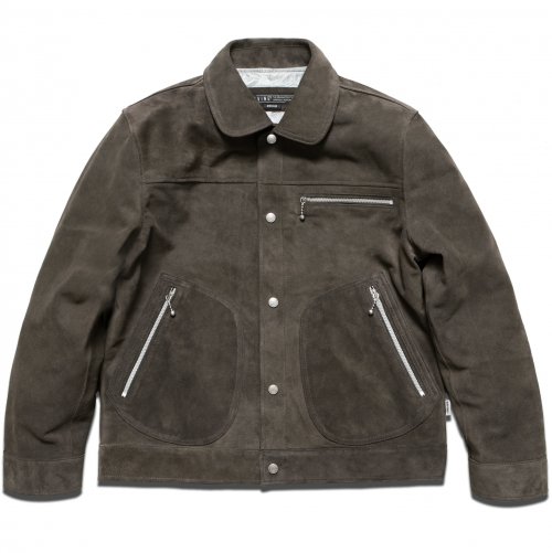 DV.LOT 652 OPU Calf Split Blouson -Mocha-
