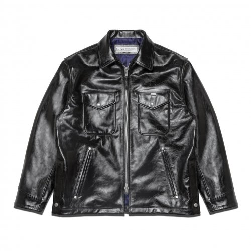 DV.LOT 650 Police Calf skin Crack -чёрный-