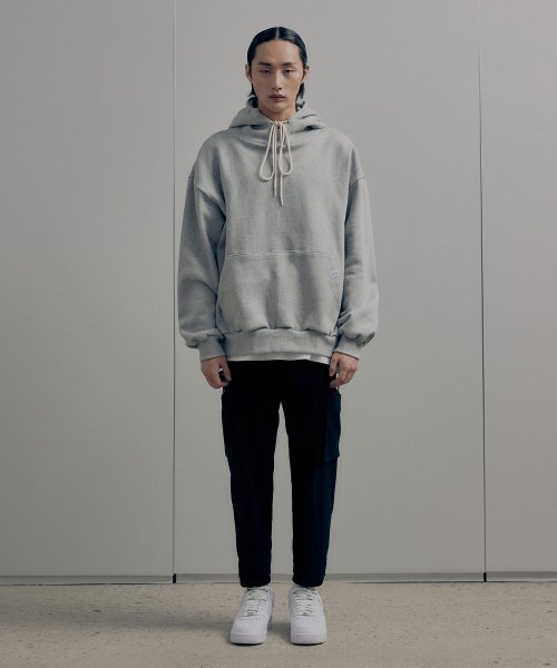 가치(gachi) 오버핏 무지 빅 후드티