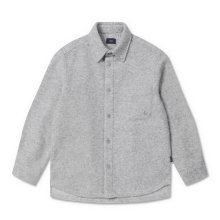 울 셔츠 재킷 (Grey)