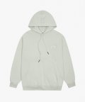 SIGNATURE SMALL LOGO HOODIE - LIGHT GREY