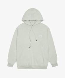 SIGNATURE SMALL LOGO HOODIE - LIGHT GREY