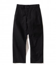 jungle cloth basic chino pants black