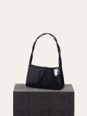 플로르(FLOR) Vine Mini Bag Wrinkle Black