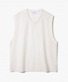 Crochet Vest [Ivory]