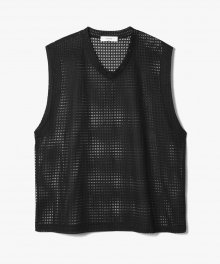 Crochet Vest [Black]