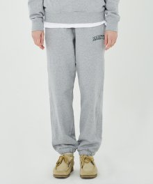 MARITHE COLLEGE SWEATPANTS heather gray