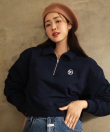 MARITHE W ZIPUP SWEATSHIRT navy