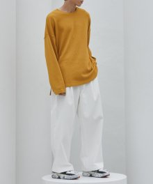 TIDY ONE TUCK PANTS [WHITE]