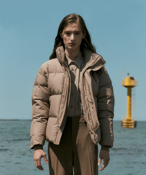 пуховик короткий утепленный_LIGHT BROWN
