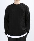 CABLE PIN KNIT (BLACK)