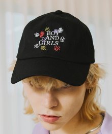 BOY AND GIRLS BALL CAP (BLACK)